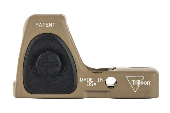 Trijicon Flat Dark Earth RMR Type 2 1 MOA reflex red dot sight is 100% made in the U.S.A. for maximum quality